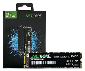 SSD M2 Sata Netcore 128GB - Leitura 550MB/s e Gravação 450MB/s