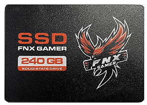 SSD Fnx Gamer 240GB - Leitura 520MB/s e Gravação 400MB/s