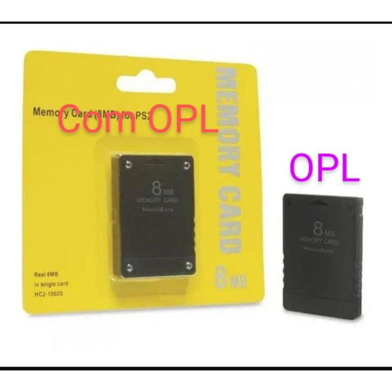 Memory Card PS2 8MB com OPL para Rodar Jogos do Pendrive
