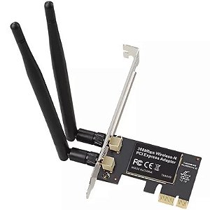 Placa de Rede PCi-Express Wifi 300MBps
