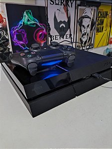 Playstation 4 Desbloqueado Com Jogos + 1 Controle - Semi Novo