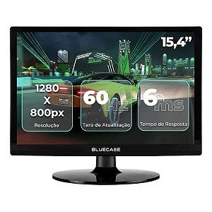 Monitor Led 15,4" Hayom com HDMi/VGA