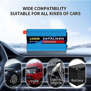 Inversor De Tensão 1000w 12v - 110v - Onda Senoidal Pura