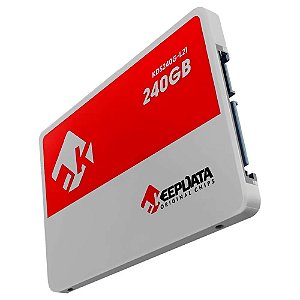 SSD Sata Keepdata 240GB - Leitura: 500mb/s, Gravação: 450mb/s