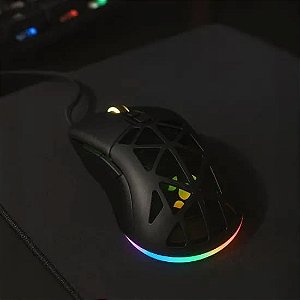 Mouse Gamer Com Fio Fortrek Striker 12.000dpi