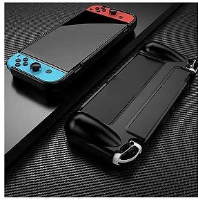 Case Nintendo Switch Oled - Silicone Preta