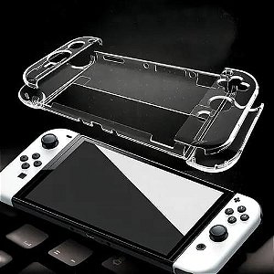 Case Nintendo Switch Oled Transparente