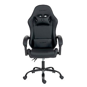 Cadeira Gamer Husky Storm 100 Preta com Apoio Lombar e Pescoço