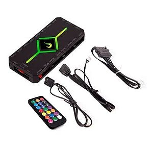 Controladora de Fans Rise Mode PWM e RGB Hub
