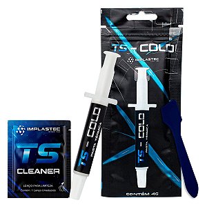 Pasta Térmica Implastec TS Cold 4G - 10,5 W/mk de Condutividade
