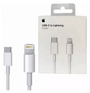 Cabo Tipo C > Lighting Original Apple - iPhone 8 em Diante