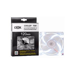 Fan Cooler DEX Com Led  12cm / 120mm