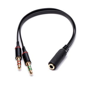 Adaptador Headset de P3 Para P2