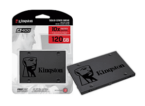 SSD Sata 2,5" 120GB Kingston- Leitura 500MB/s e Gravação 320MB/s