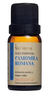 Óleo Essencial de Camomila Romana 03ml - Via Aroma