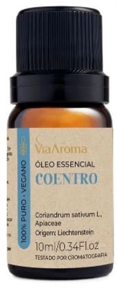 Óleo Essencial de Coentro 10ml - Via Aroma