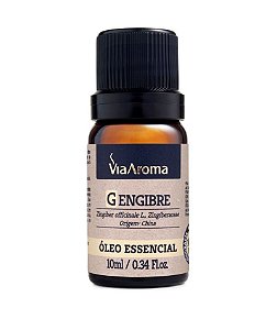 Óleo Essencial de Gengibre 10ml - Via Aroma