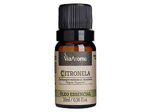 Óleo Essencial Citronela 10mL - Via Aroma