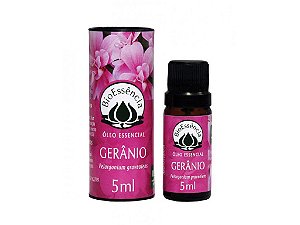 Óleo Essencial Gerânio 5mL - Bio Essência