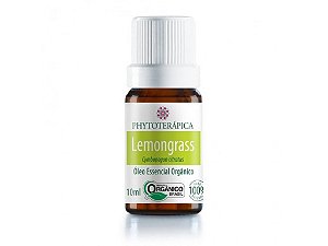 Óleo Essencial Lemongrass Orgânico 10mL - Phytoterapica