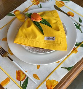 KIT 2 LUGARES-TULIPAS AMARELAS