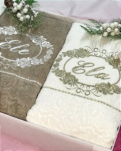 KIT TOALHA BANHO-ELE & ELA