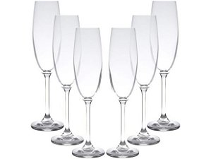 CONJUNTO 6 TAÇAS-ESPUMANTE