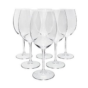 CONJUNTO 6 TAÇAS-VINHO BORDEAUX