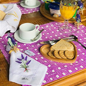 KIT 6 LUGARES-COLEÇÃO LAVANDAS