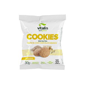 Cookies Quinoa com Chocolate Branco Integral Vitalin 30g