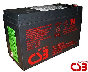 BATERIA CSB 12V 9AH-34W HR 1234 F2  SMS/NHS/APC Original