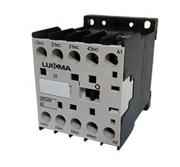 Mini Contator Auxiliar Lukma JZC4-40  04NA 24VAC