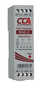 Relé Acoplador RAC2-12V 2 Contatos Reversíveis