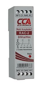 RELE ACOPLADOR 24VCC 2 CONTATO REVERSIVEL SIBRATEC