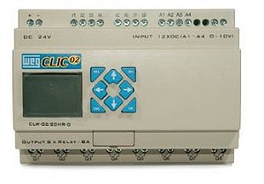 CONTROLADOR LOGICO PROGRAMAVEL CLP WEG CLIC02 24VCC 20HR