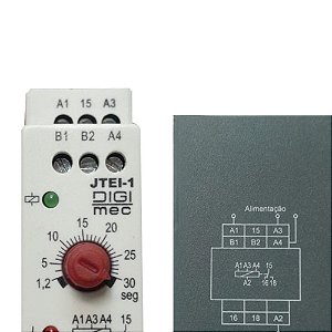 JTEI1 RELE TEMPO 30S 24VC RETARDO ENERGIZAÇÃO DIGIMEC