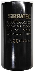 Capacitor Eletrolítico de Partida 220V 338 - 414UF SIBRATEC 8678