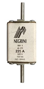 Fusível NH 1 225A 100kA 500V NEGRINI