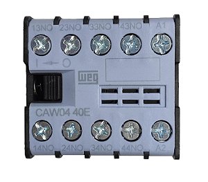 Minicontator CAW04-40-00V05 6A 24V 60Hz WEG 12896449