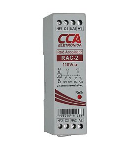 Relé Acoplador RAC2-110V 2 Contatos Reversíveis