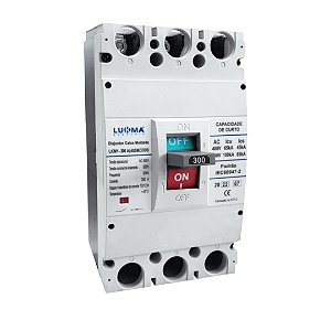 DISJUNTOR CAIXA MOLDADA LKM 300A LUKMA