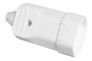 Plug Fêmea TMD11-3 2P+T 10A Branco MARGIRIUS