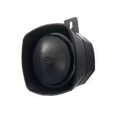 Sirene Piezo Bitonal Preta 24V