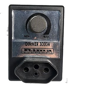 Dimmer C/ OFF 3.000W Bivolt  com Tomada RIMA