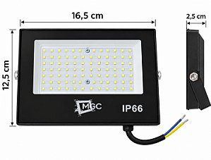 Refletor De Led 200w Ip66 Proteção D'agua | Hitec