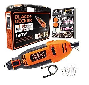 Micro Retifica + Maleta RT18KA 127v Black & Decker