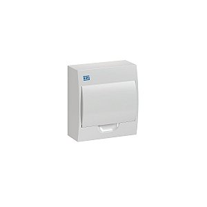 QUADRO DE DISTRIBUIÇÃO PVC SOBREPOR BRANCO 08 DISJUNTORES WEG