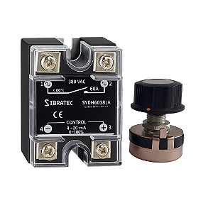 RELE ESTADO SOLIDO SYDH6038VA SEM POTENCIOMETRO SIBRATEC