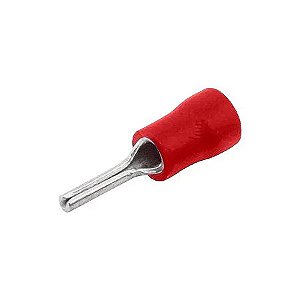 TERMINAL PRE ISOLADO PINO 0,5 1,5MM VERMELHO SIBRATEC