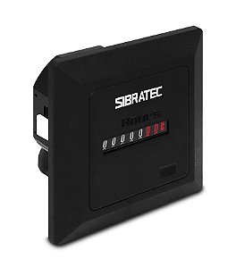 HORIMETRO PRETO 220V* 48X48X40MM ANALOGICO SIBRATEC